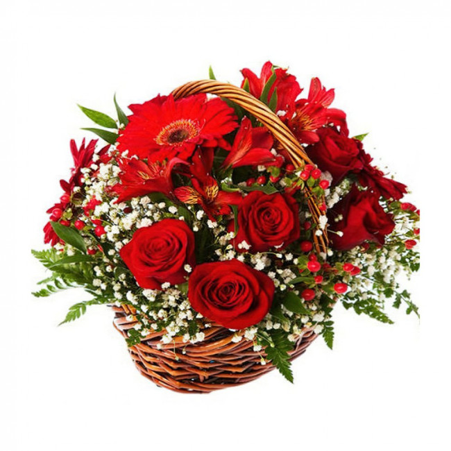 Букет цветов "Красная поляна" Букет цветов "Красная поляна"